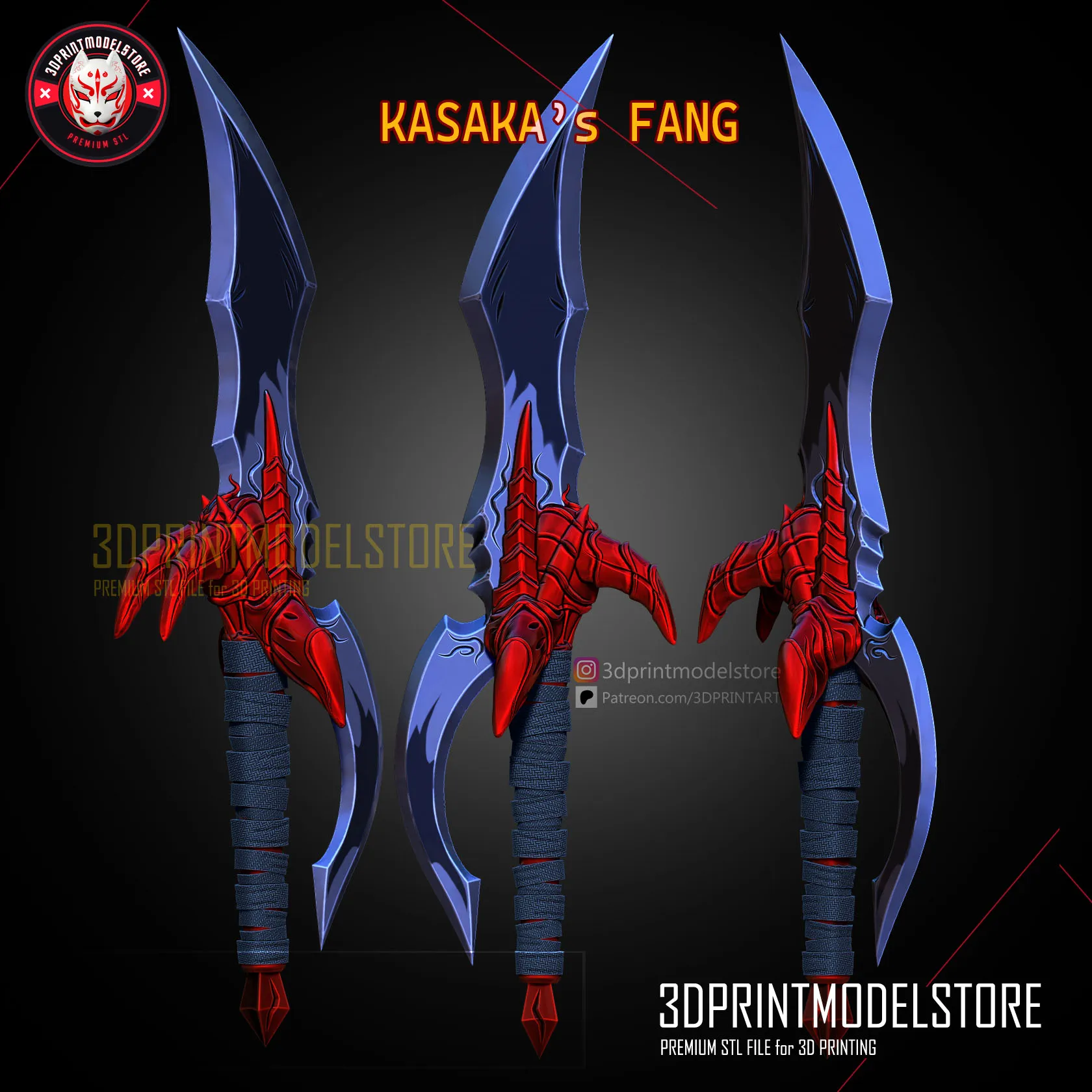 Solo Leveling - Kasaka Venom Fang Dagger Knife - Anime