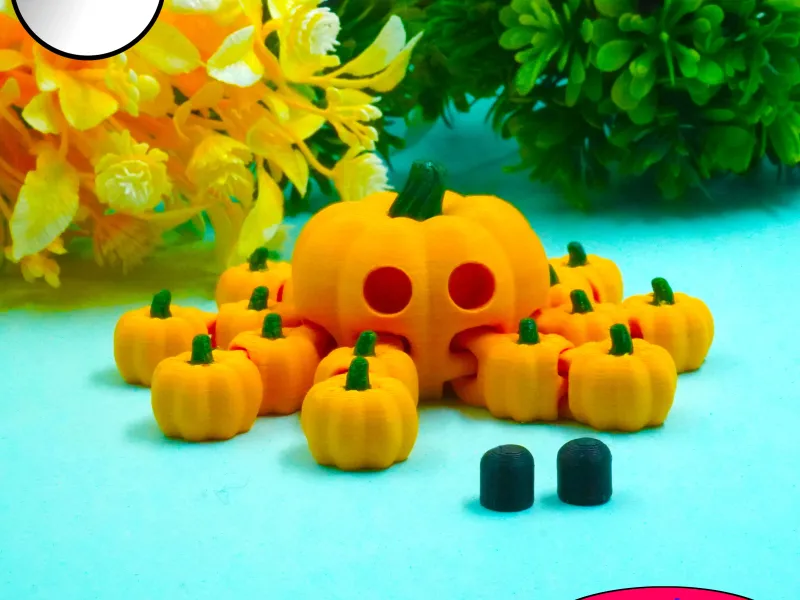 FLEXI TINY PUMPKIN OCTOPUS