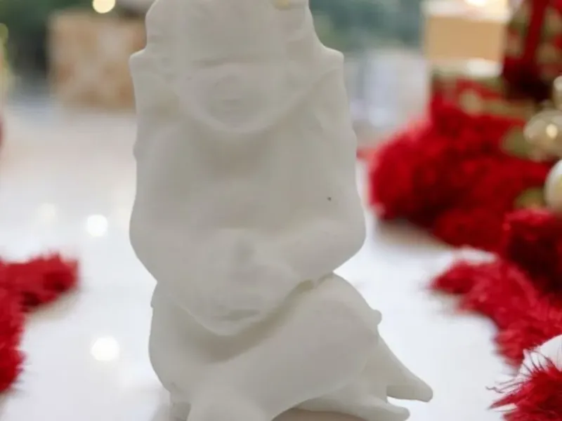 胖嘟嘟天使：3D打印圣诞小可爱 ✨