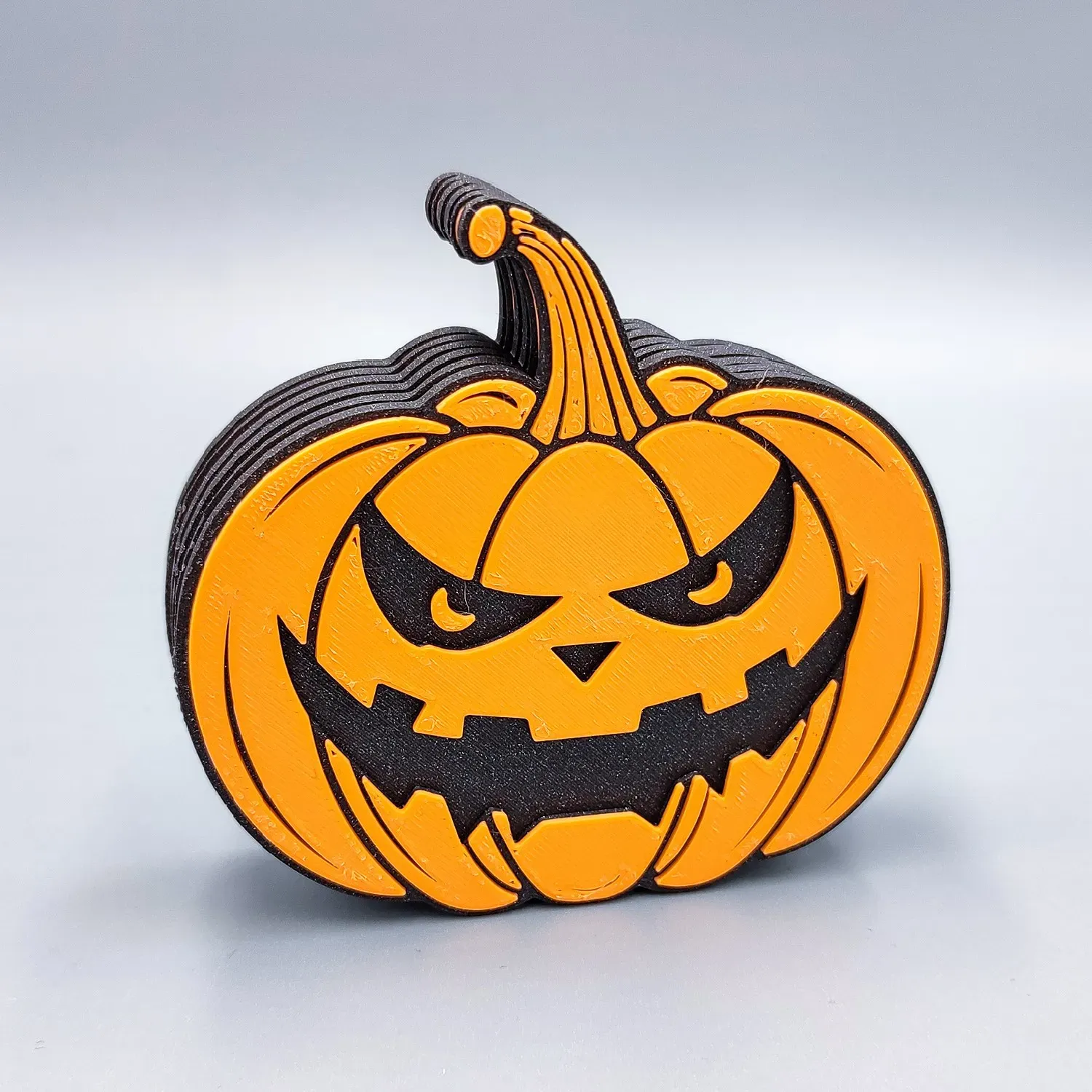 Magnetic Halloween Jack-o'-lantern Coaster Set