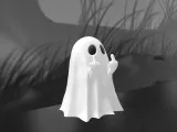 Middle finger Ghost-1
