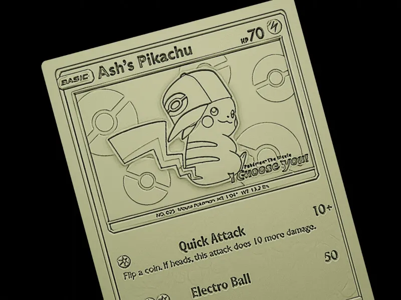 Ash's Pikachu Pokemon