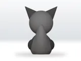 Sprunki Gray STL file, 3mf, Obj, 3D Model Character Fanart-3