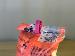 Mini Bag Clip (with hooks)