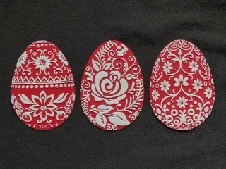 Easter egg set (red)