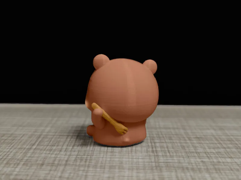 Couple Bear-sit_Scratch the itch_bubu