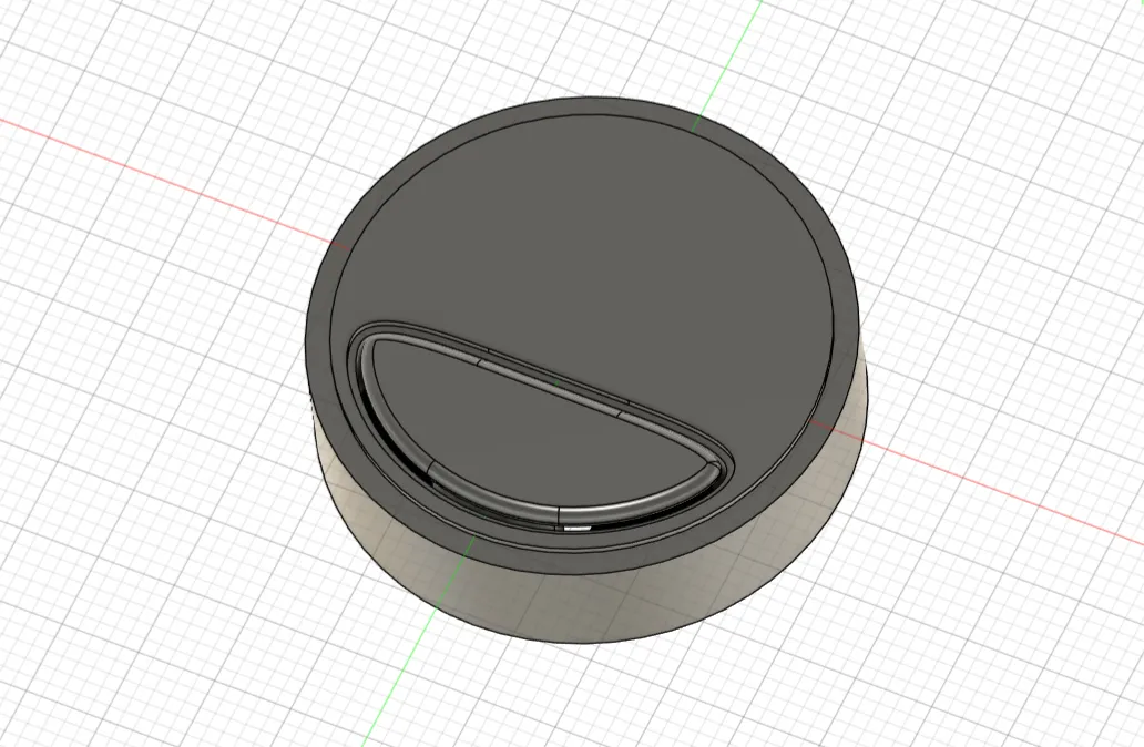 Flushing button WC