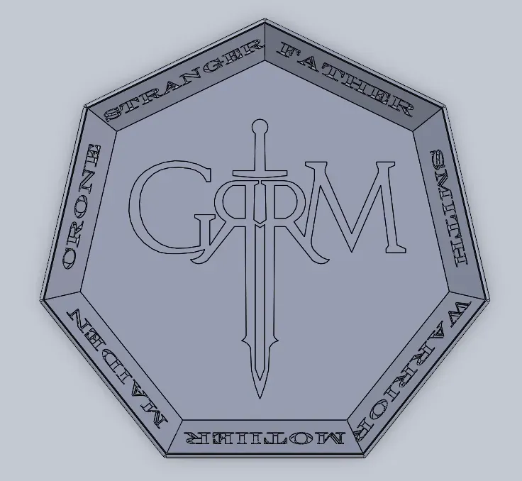 GoT GRRM Dice Tray