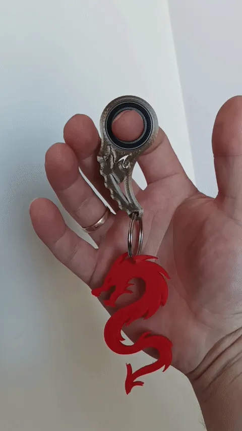 sleutelhanger, spinner, Dragon Ball Z - Majin Mark