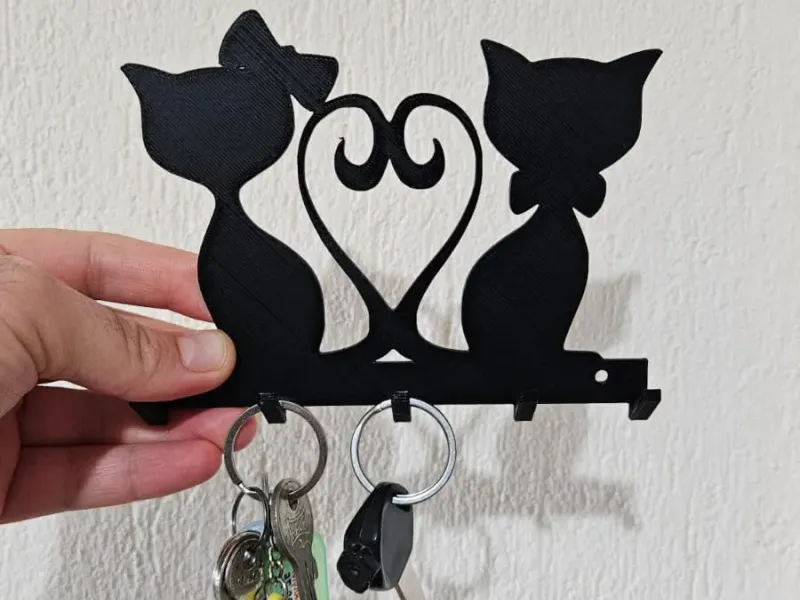 Cat Keychain-Wall Mounted