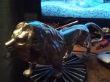 Low Poly Lion Statuette-1