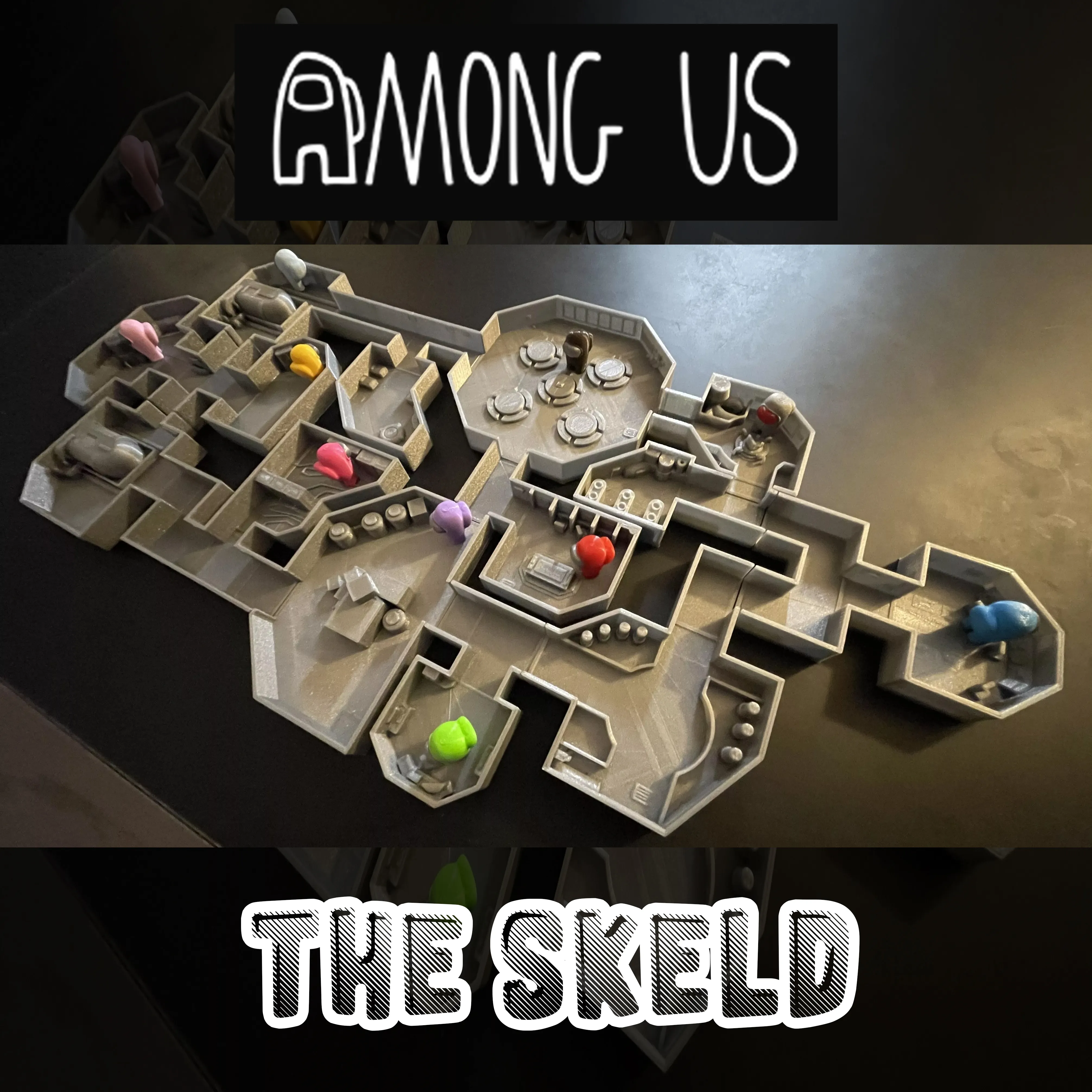 Diorama The Skeld - Among Us Map