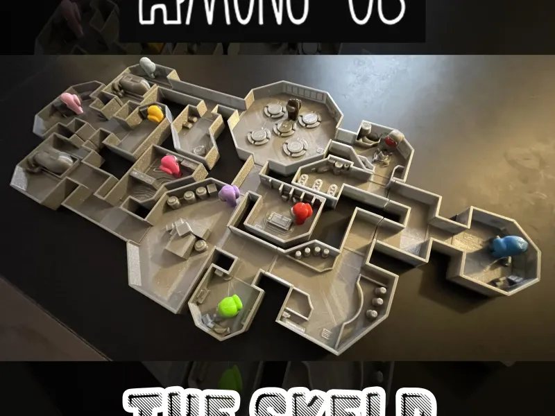 Diorama The Skeld - Among Us Map