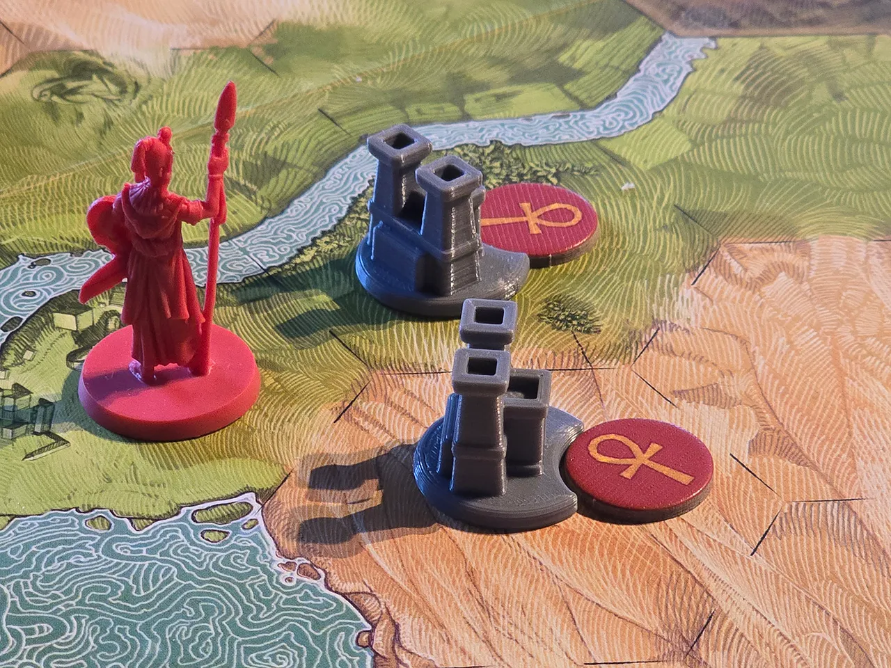 3D Monuments For Ankh Board Game