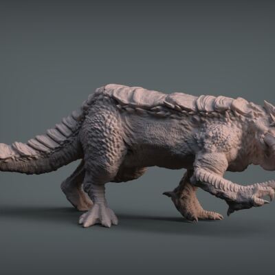quadruped dinosaur 3d model