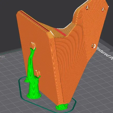 Compact Touchscreen Holder for Creality CR-10 SE – Space-Sav