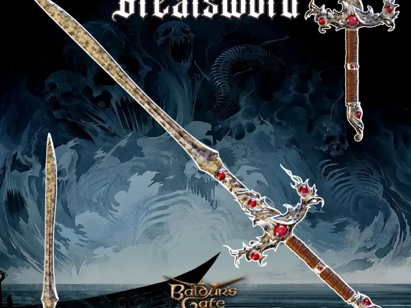 Fantasy Githyanki Greatsword Baldurs Gate 3