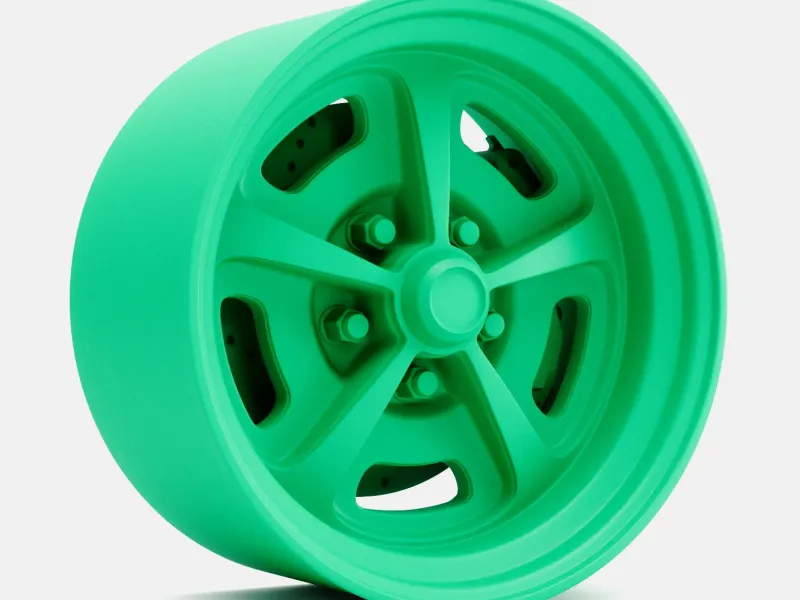 1/24スケール、15x8 Magnum 500ホイールおよびブレーキ
