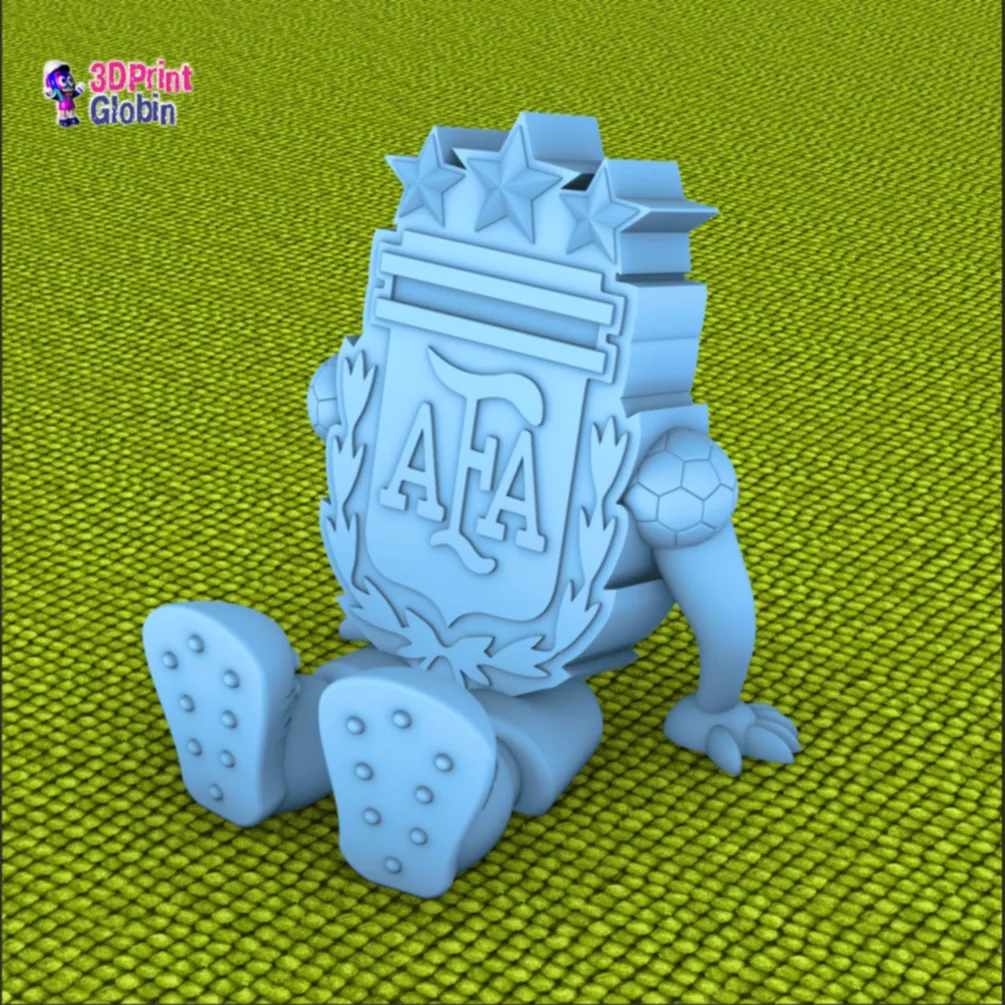 3D Printer Files | 3MF File | Escudo Argentina AFA - Soporte de Celular ...