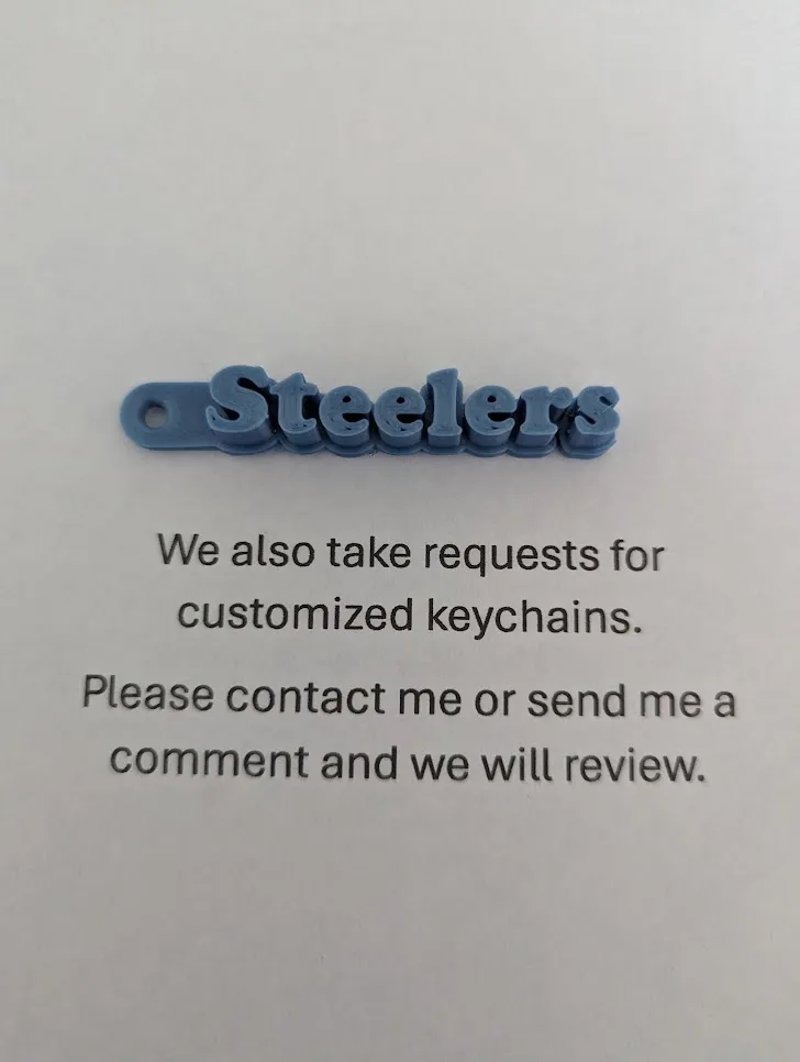 Pittsburgh Steelers Keychain