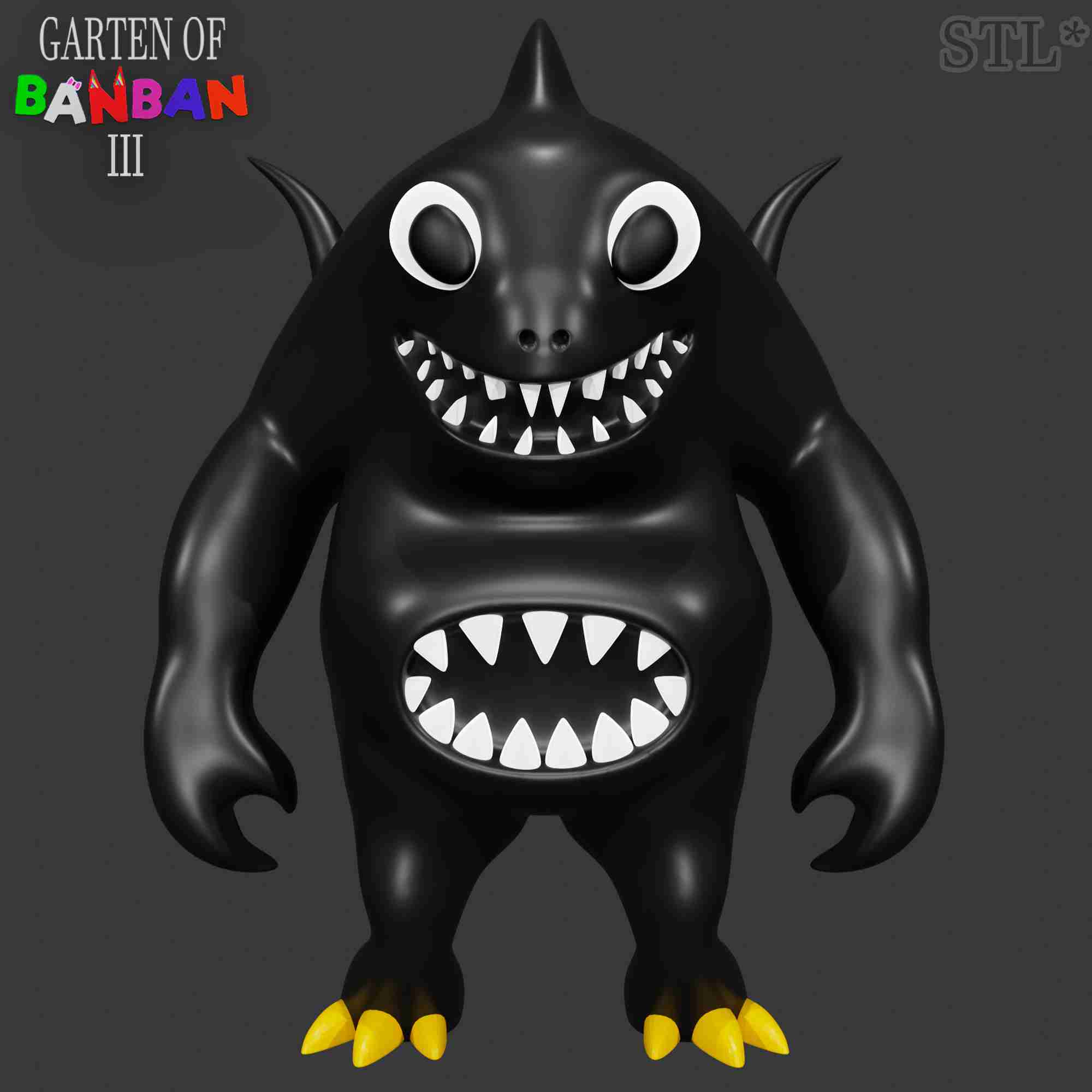 STL file EVIL BANBAN FROM GARTEN OF BANBAN 3 NEW MONSTERS