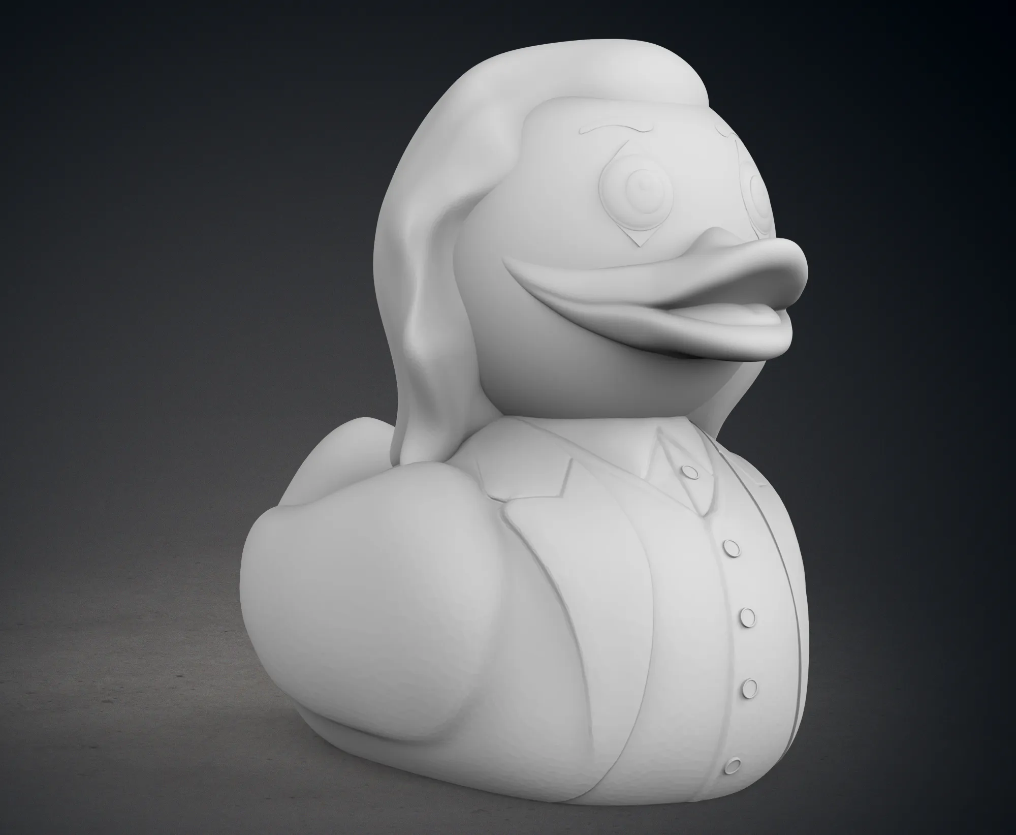 Cute "The Joker" Rubber Duck