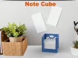 Vintage Mini Milk Crate Note Cube Holder | 3D Printable Desk-1