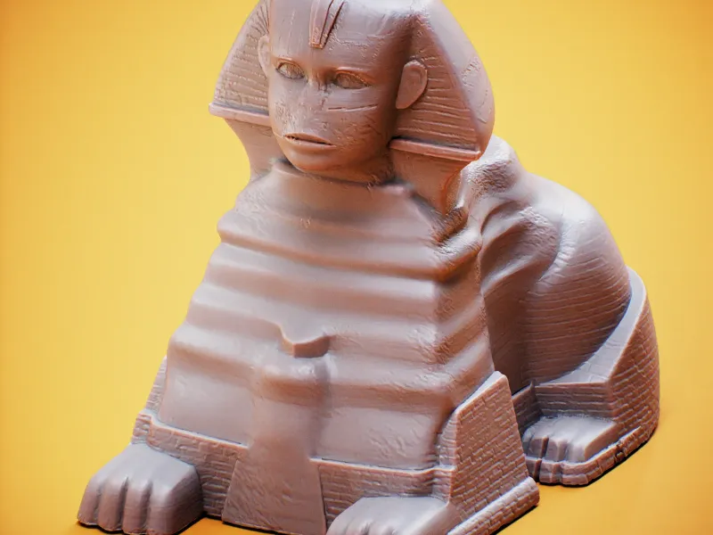 Esfinge Egípcia Templo de Luxor - A Esfinge, Planalto de Gizé