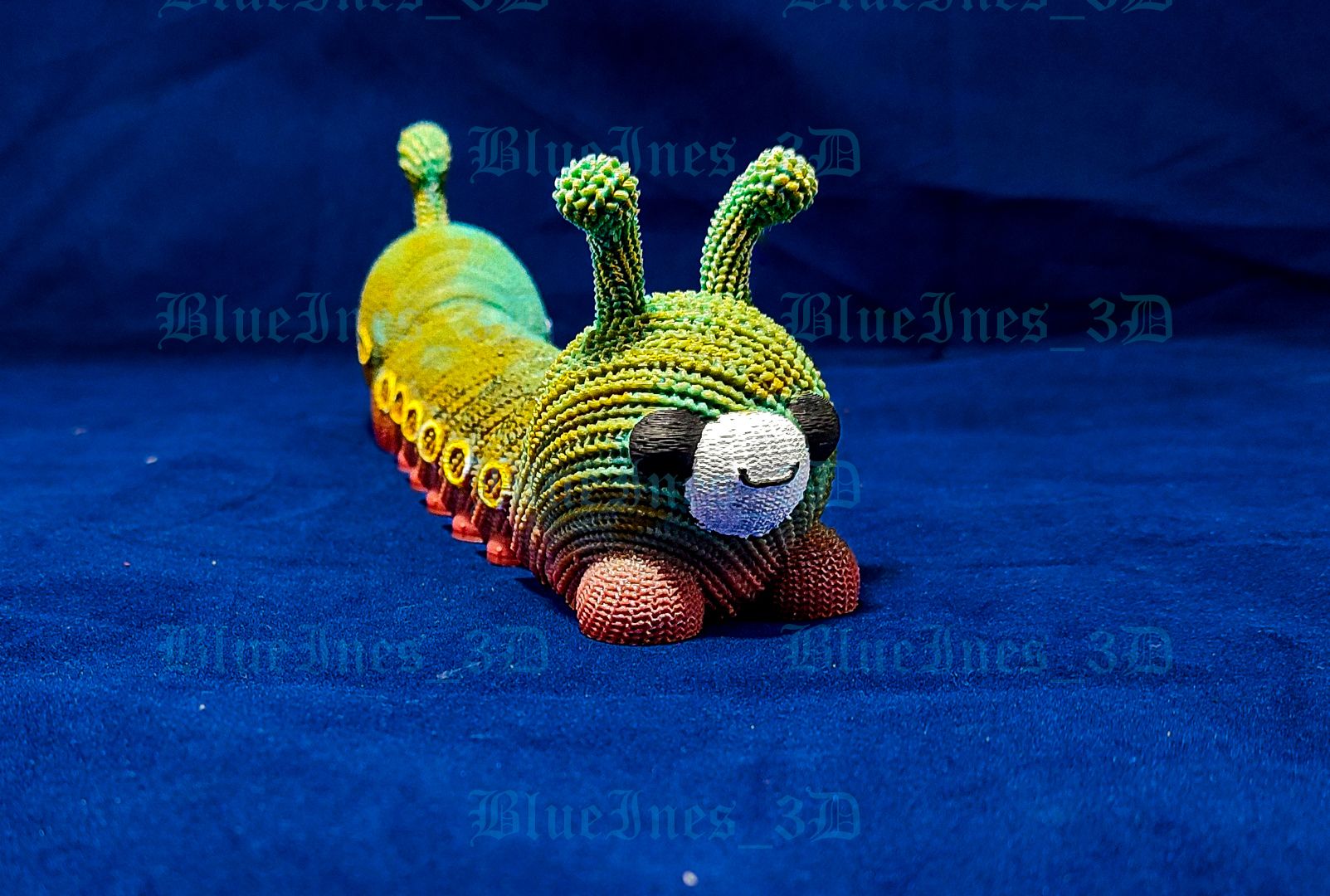 ARTICULATED CROCHET KNITTED CATERPILLAR | 3D models download | Creality