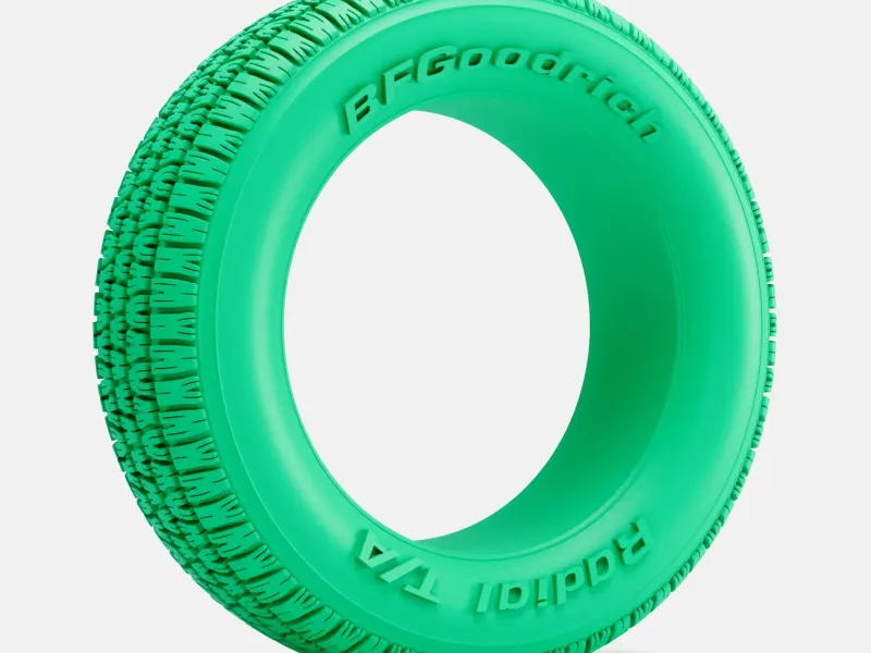 1/24 Scale, 15x6 BFGoodrich Radial T/A Tire, 215/65/15