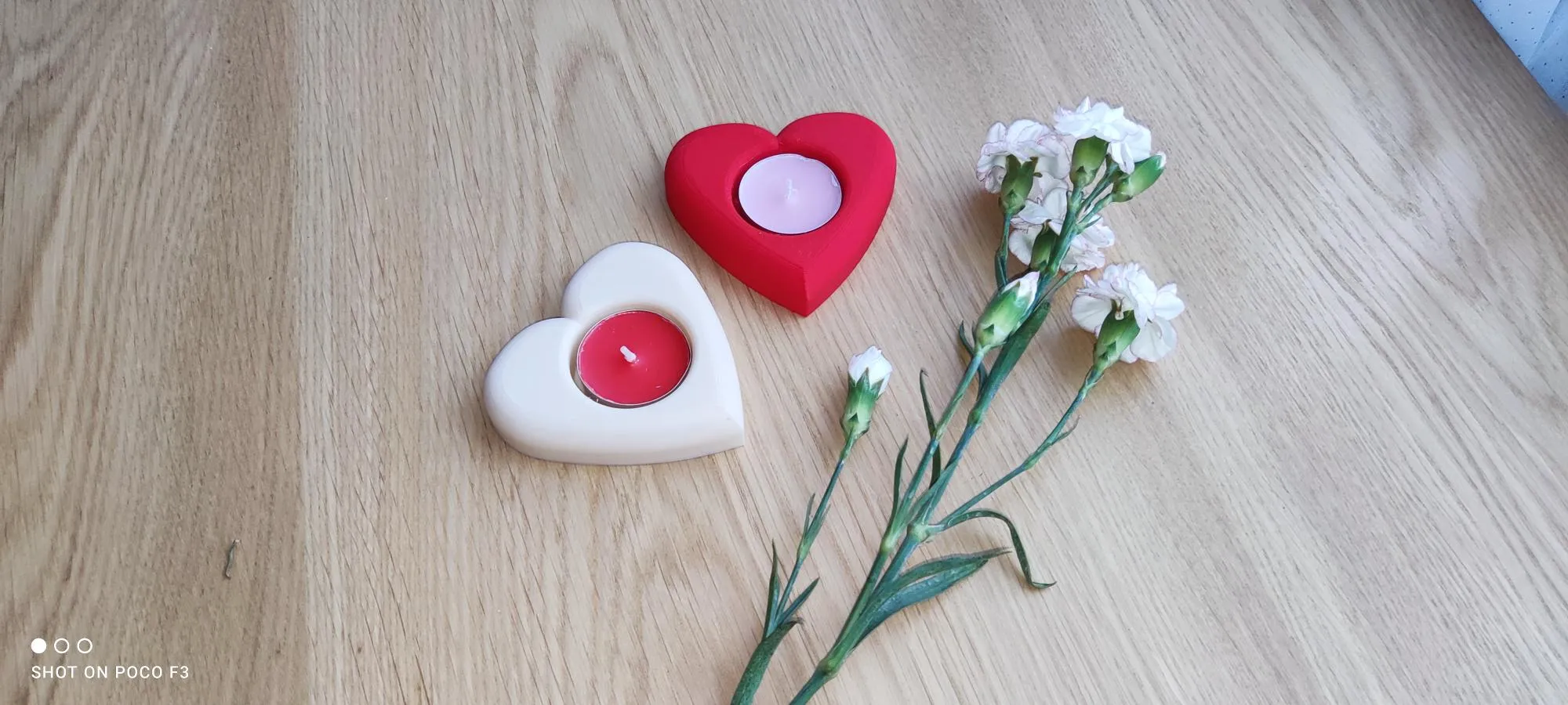 Romantic tealight - heart