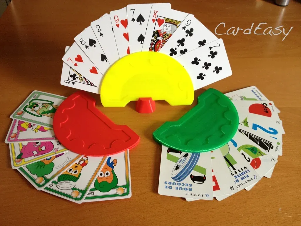 porta carte da gioco con supporto