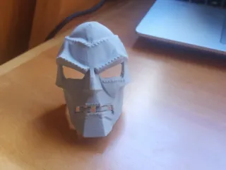 Metal Effect Bolted Mask