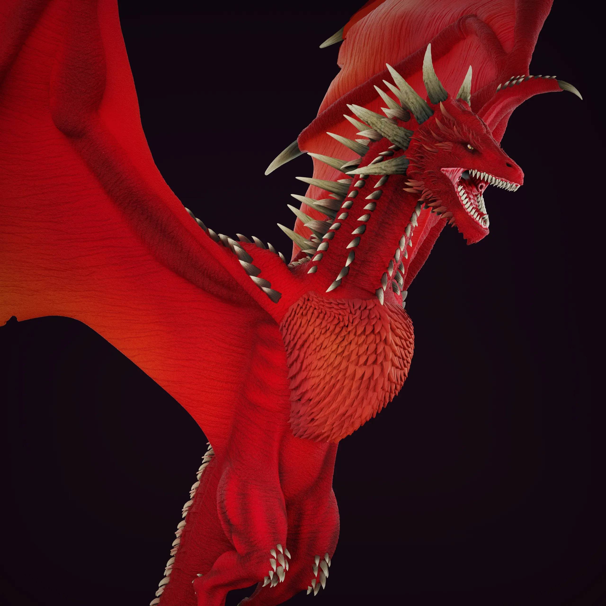 Meleys - The Red Queen - House of the Dragon