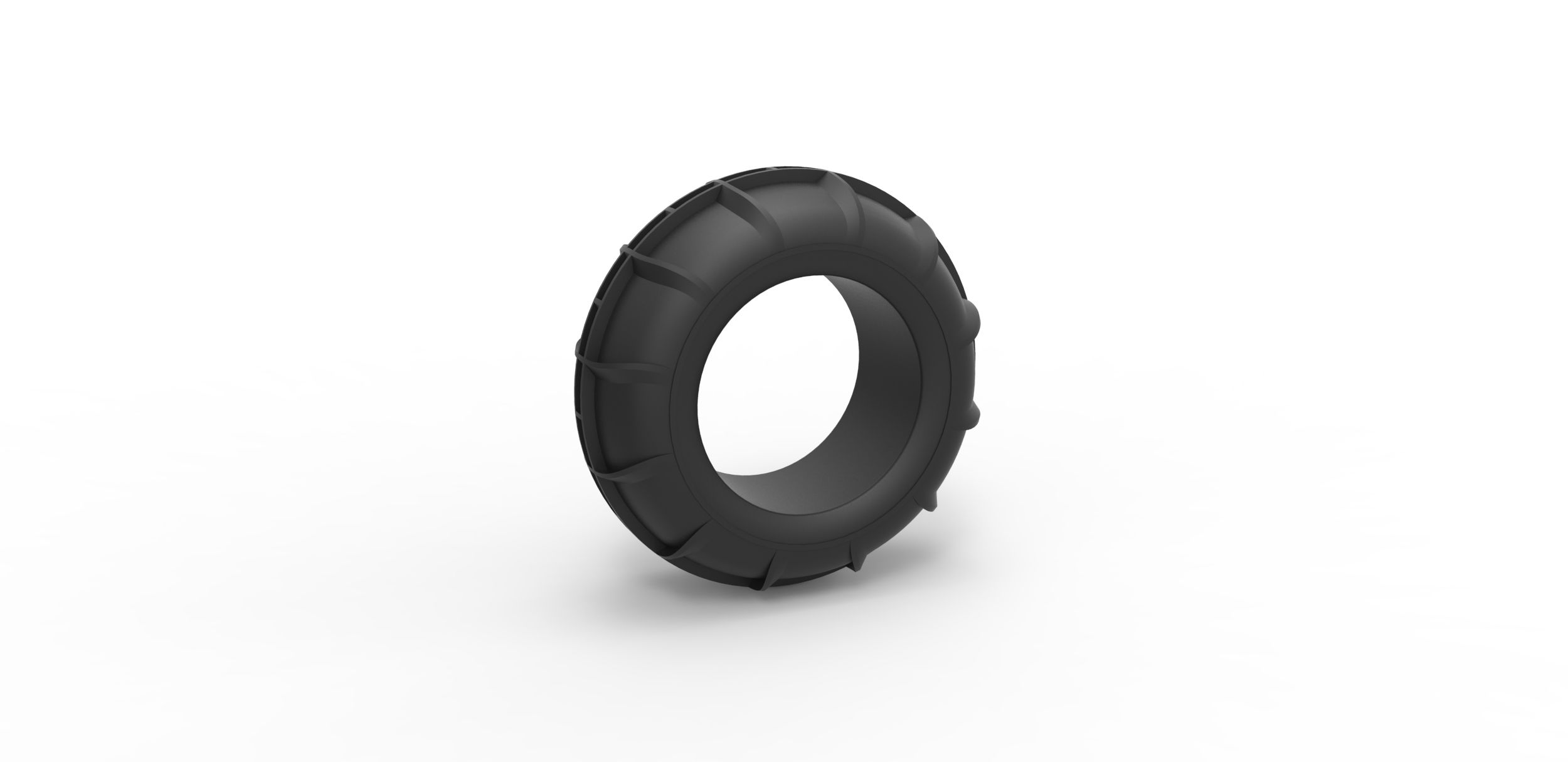 Dune buggy front tire 10 Scale 1:25 | 3D models download | Creality Cloud