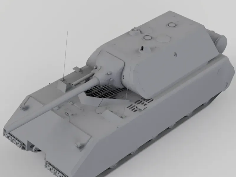 MAUS SUPER HEAVY TANK | 3D MODEL