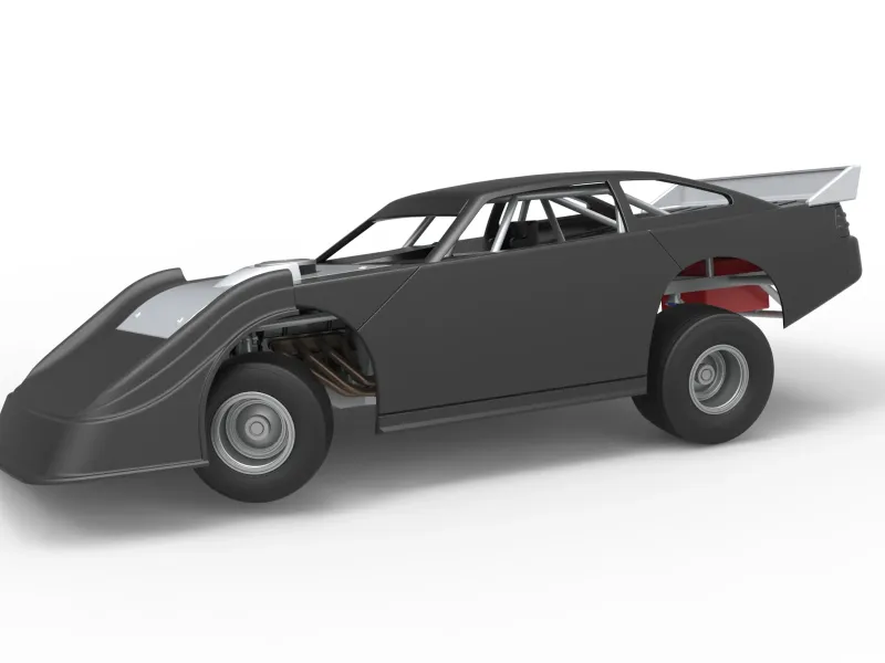 Australian Super Sedan while turning Scale 1:25