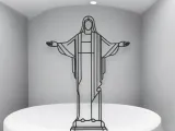 Christ The Reedeemer Line Art - Desktop Line Art-0