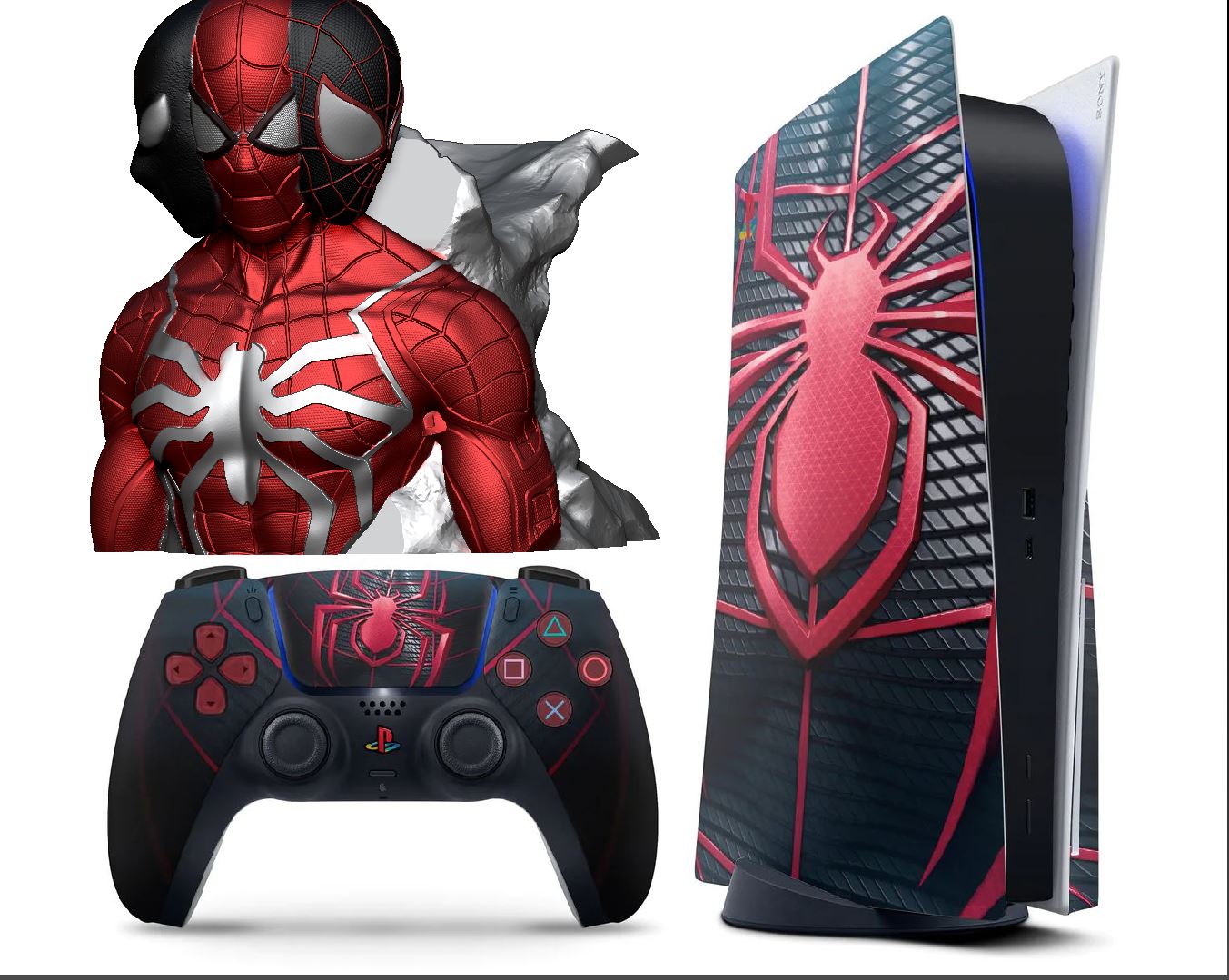 SPIDERMAN PS4 CONTROLLER HOLDER | 3D models download | Creality Cloud