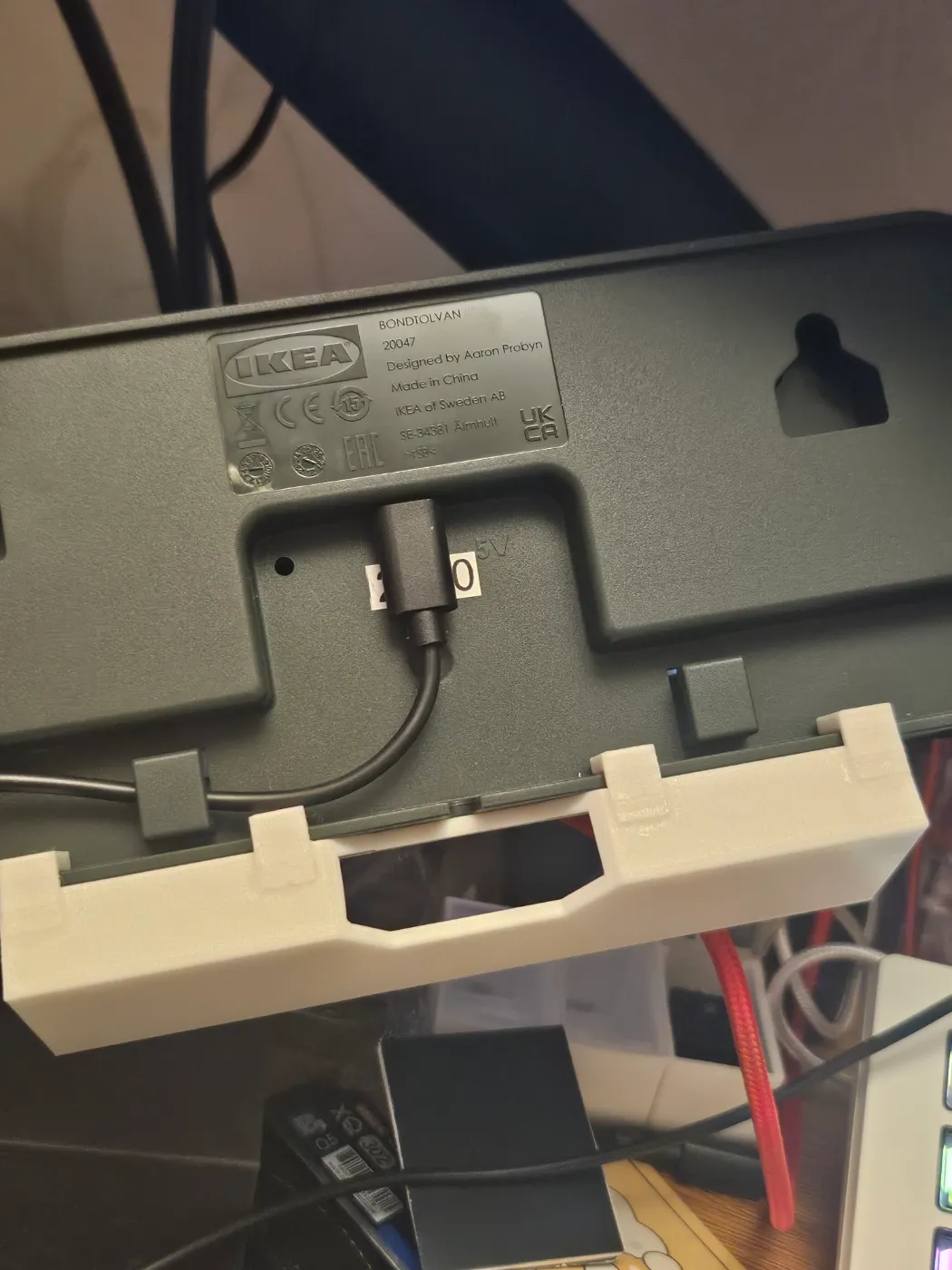 IKEA BONDTOLVAN Clock holder