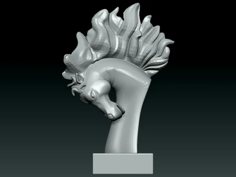 Horse statue for table decoration - 3D print