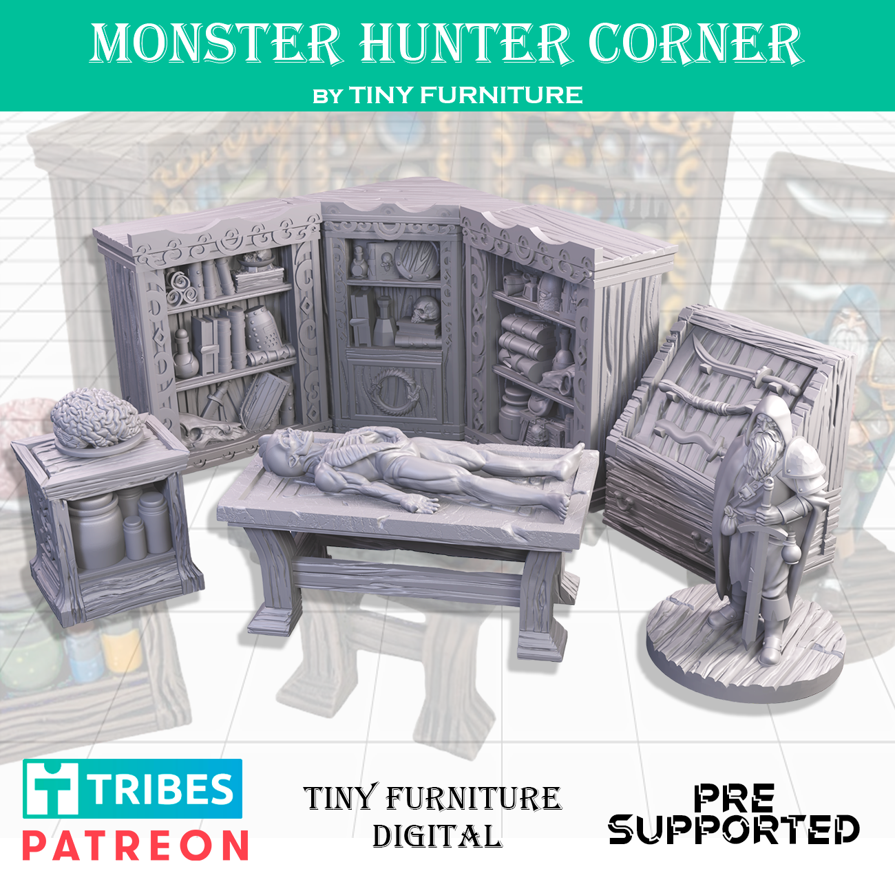 Monster Hunter Corner Miniatures Set-0