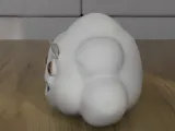 Happy Smiling Cloud 3D Model STL for Desk Decor-3