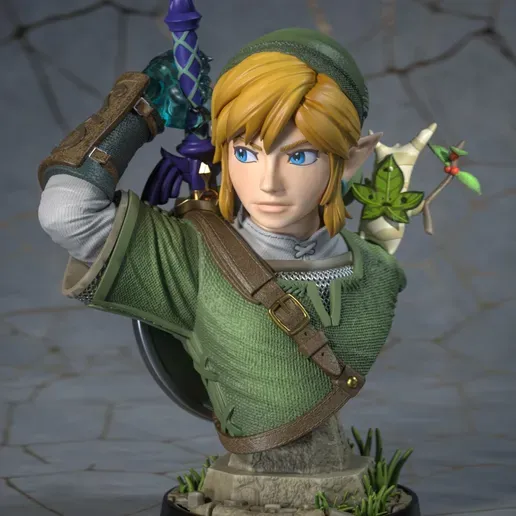 le buste de link twilight princess