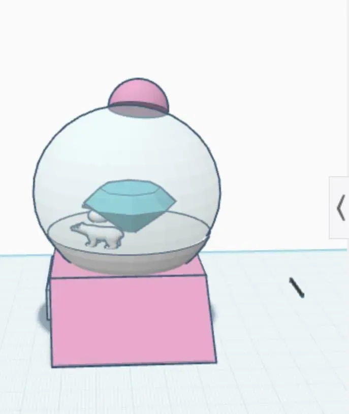 carat snow globe