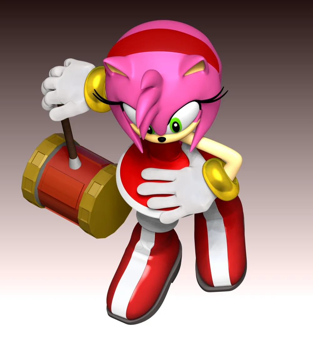 Amy Rose The Hedgehog 3 Fan Art
