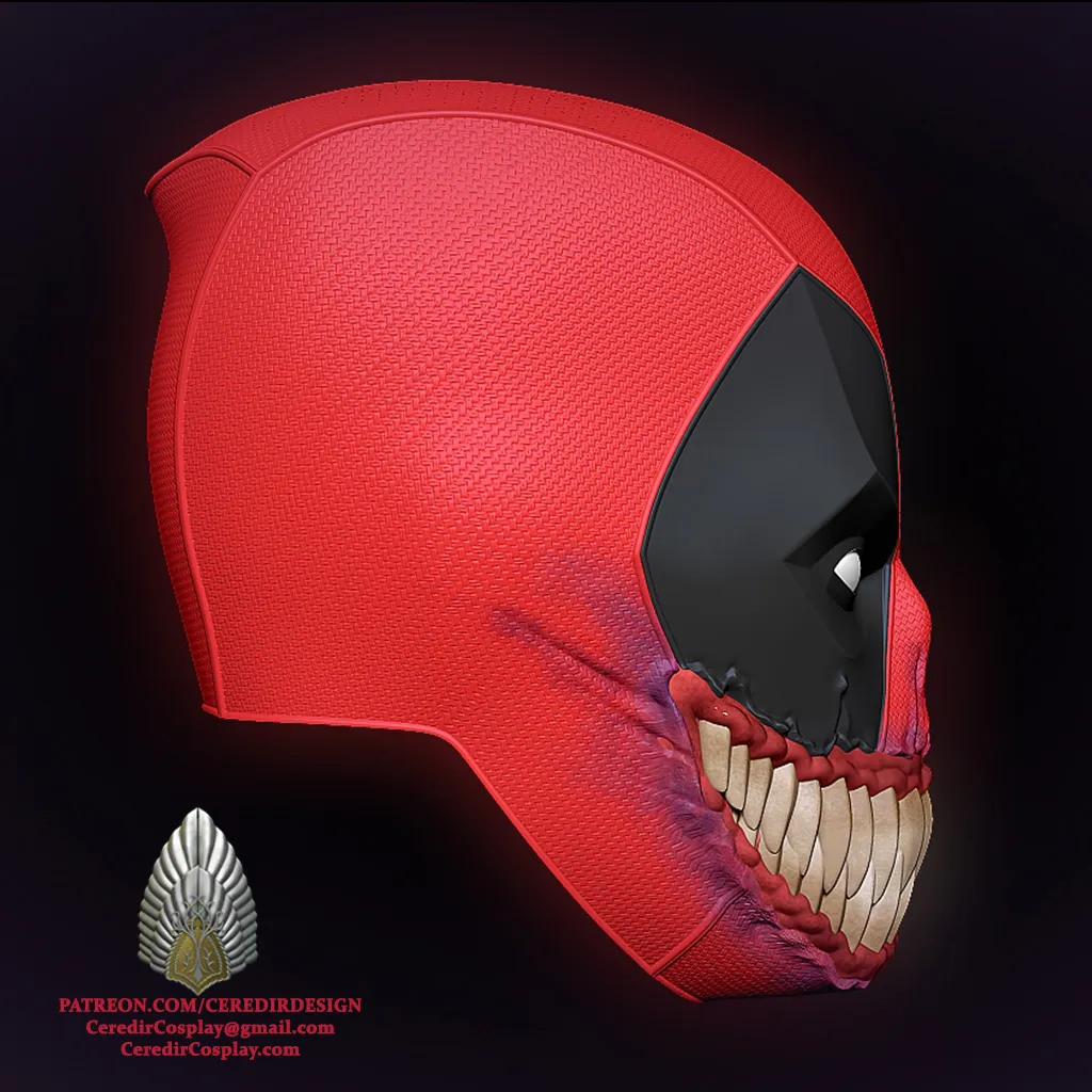 Venomized Deadpool Venom MAshup 3D DIGITAL DOWNLOAD