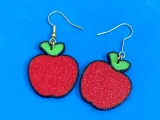APPLE EARRINGS / PENDIENTES MANZANA-1
