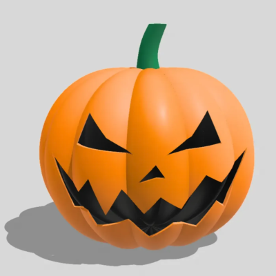 Devil Halloween Pumpkin 3d model