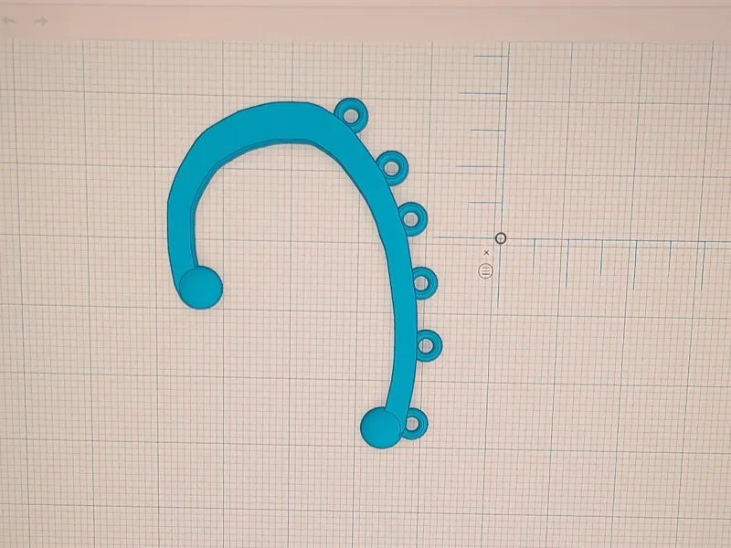 ear cuff with holes